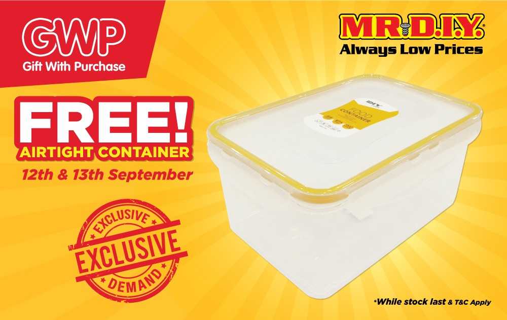 Exclusive GWP Airtight Container